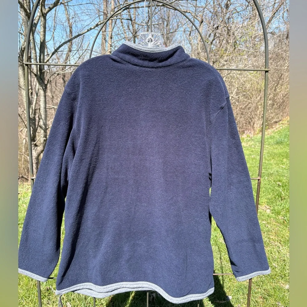 Vintage Pooh Tigger 1/4 Zip Fleece Sweatshirt 1X Disney Embroidered Pullover - Picture 13 of 14